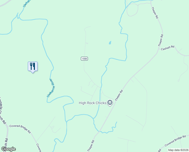 map of restaurants, bars, coffee shops, grocery stores, and more near 1475 Skeens Mill Road in Trinity