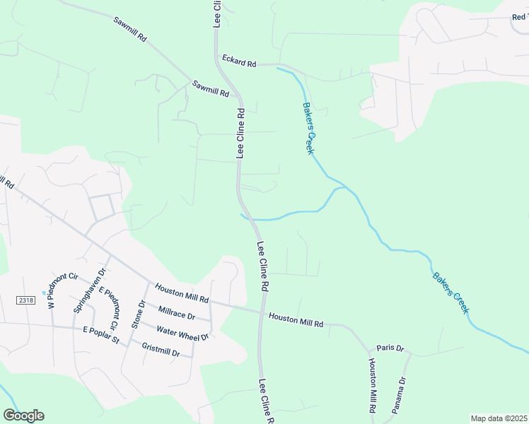 map of restaurants, bars, coffee shops, grocery stores, and more near 5252 Lee Cline Road in Conover