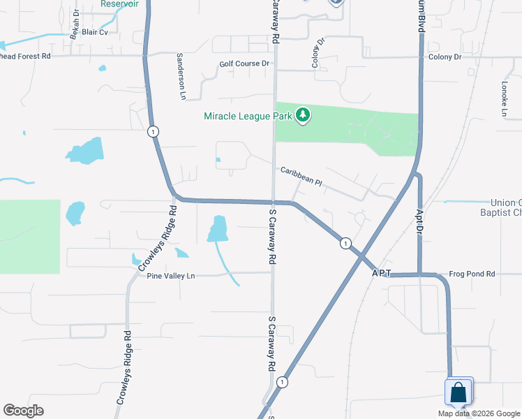 map of restaurants, bars, coffee shops, grocery stores, and more near 5118 County Road 126 in Jonesboro