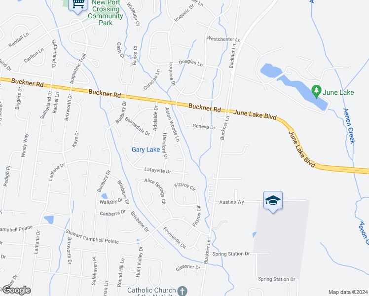 map of restaurants, bars, coffee shops, grocery stores, and more near 2760 Aston Woods Lane in Thompson's Station