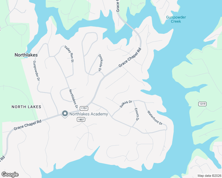 map of restaurants, bars, coffee shops, grocery stores, and more near 5763 Jeremiah Court in Hickory