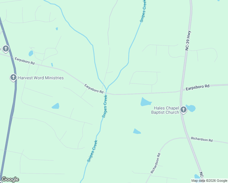 map of restaurants, bars, coffee shops, grocery stores, and more near 1398 Earpsboro Road in Zebulon