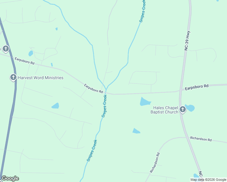 map of restaurants, bars, coffee shops, grocery stores, and more near 1398 Earpsboro Road in Zebulon