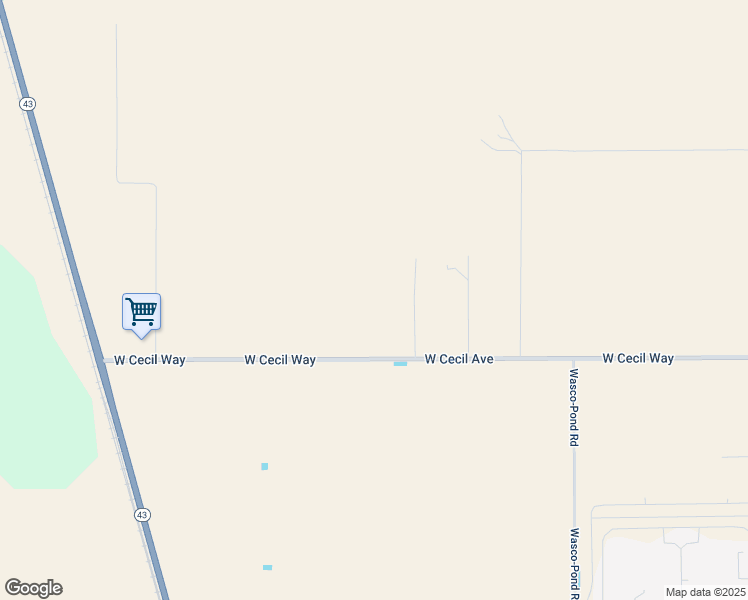 map of restaurants, bars, coffee shops, grocery stores, and more near 29104 West Cecil Avenue in Delano