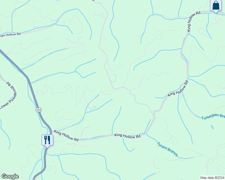 map of restaurants, bars, coffee shops, grocery stores, and more near 3779 Old Mountain Road in Sevierville