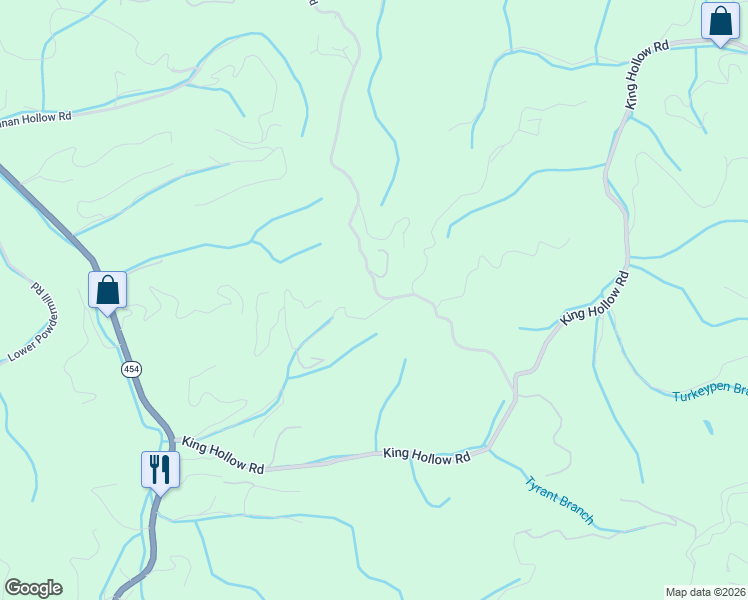 map of restaurants, bars, coffee shops, grocery stores, and more near 3779 Old Mountain Road in Sevierville