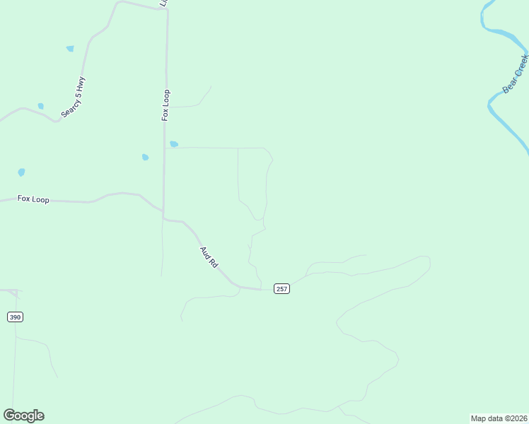 map of restaurants, bars, coffee shops, grocery stores, and more near Hood Lane in Witts Springs