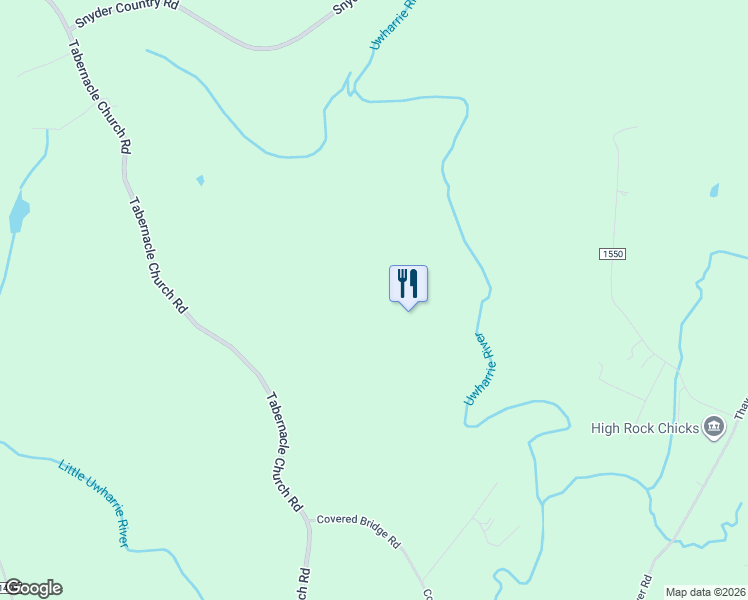 map of restaurants, bars, coffee shops, grocery stores, and more near 1432 Tabernacle Church Road in Trinity