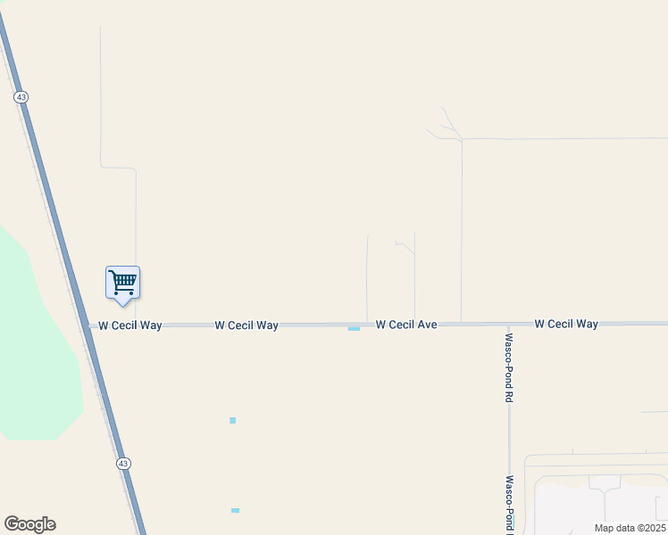map of restaurants, bars, coffee shops, grocery stores, and more near 29104 West Cecil Avenue in Delano
