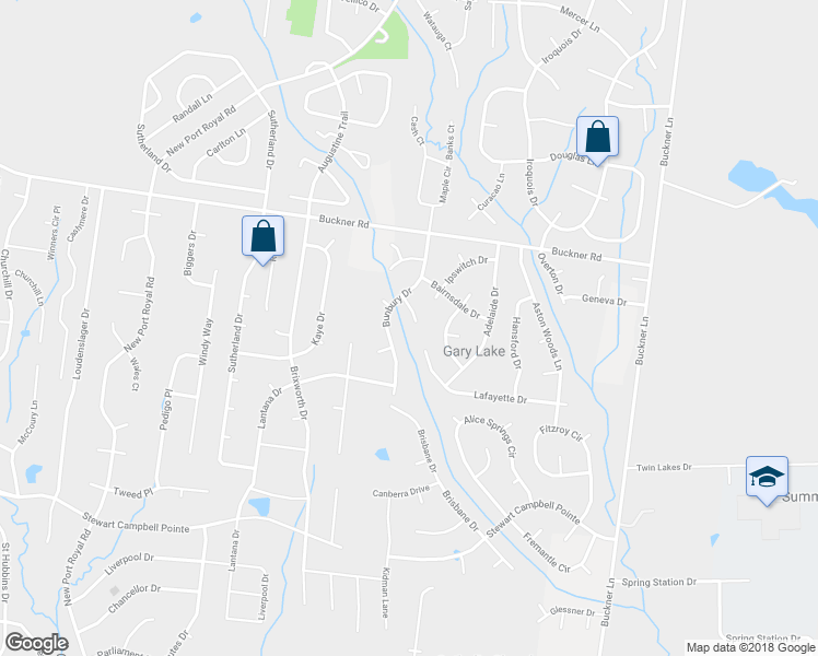 map of restaurants, bars, coffee shops, grocery stores, and more near 1907 Bunbury Court in Thompson's Station