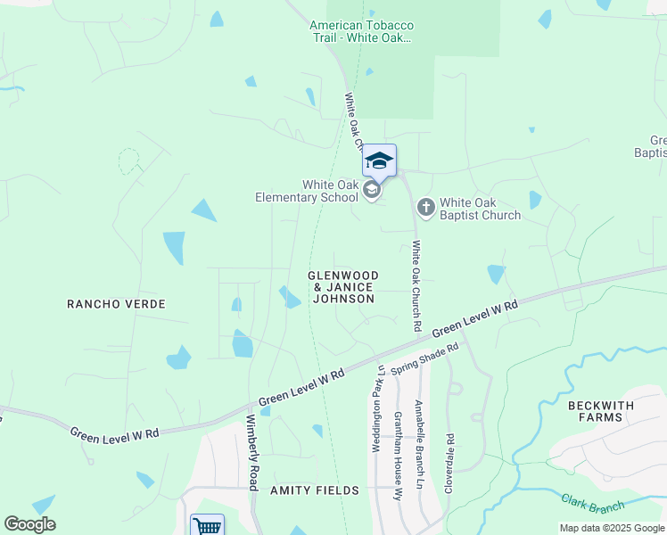 map of restaurants, bars, coffee shops, grocery stores, and more near 4132 Maple Springs Drive in Apex