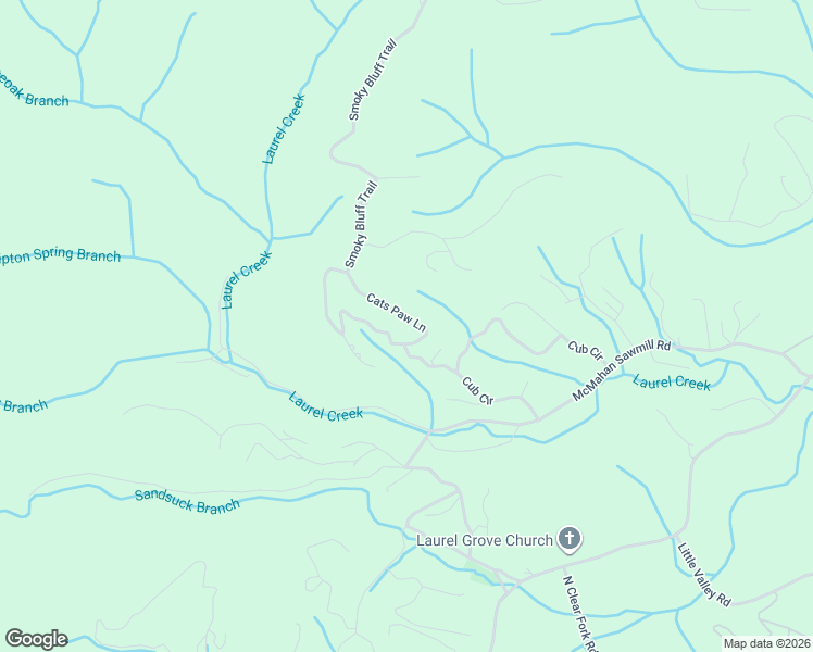 map of restaurants, bars, coffee shops, grocery stores, and more near 2748 Cats Paw Lane in Sevierville
