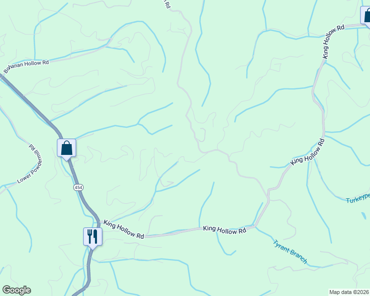 map of restaurants, bars, coffee shops, grocery stores, and more near 2234 Breezy Road in Sevierville