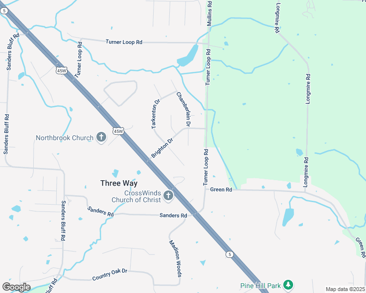 map of restaurants, bars, coffee shops, grocery stores, and more near 27 Stansbury Cove in Three Way