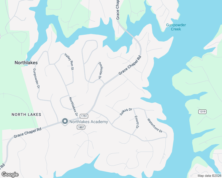 map of restaurants, bars, coffee shops, grocery stores, and more near 5763 Jeremiah Court in Hickory