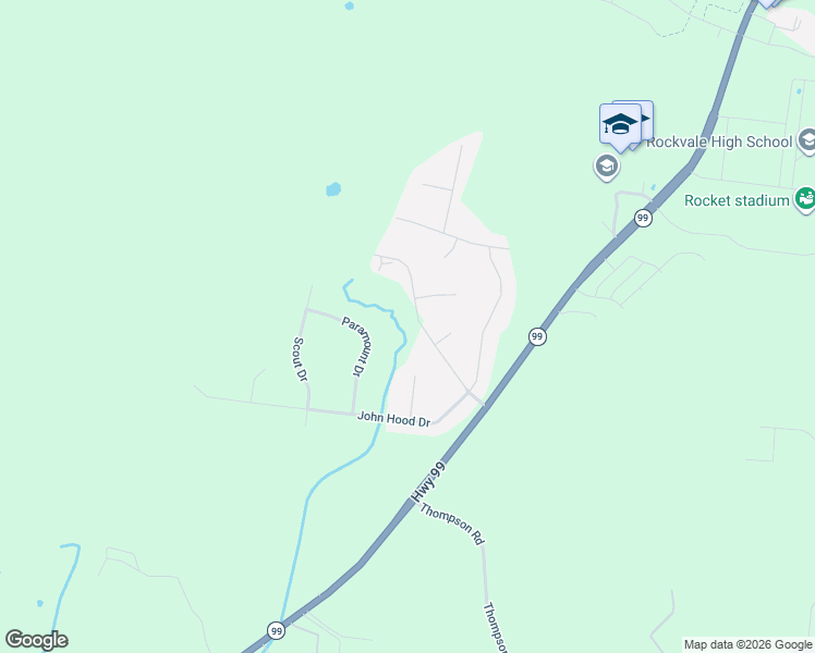 map of restaurants, bars, coffee shops, grocery stores, and more near 104 Salem Woods Drive in Rockvale