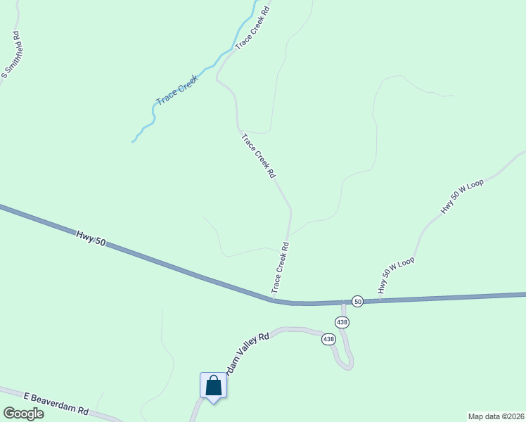 map of restaurants, bars, coffee shops, grocery stores, and more near 2159 Trace Creek Road in Centerville