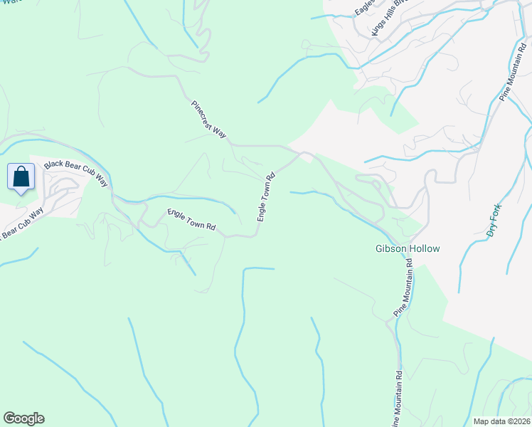 map of restaurants, bars, coffee shops, grocery stores, and more near 3138 Engle Town Rd in Pigeon Forge