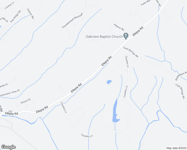 map of restaurants, bars, coffee shops, grocery stores, and more near 2973 Ellejoy Road in Walland