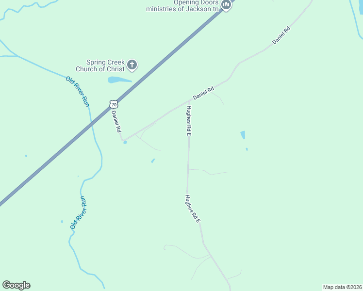 map of restaurants, bars, coffee shops, grocery stores, and more near 409 Hughes Road East in Jackson