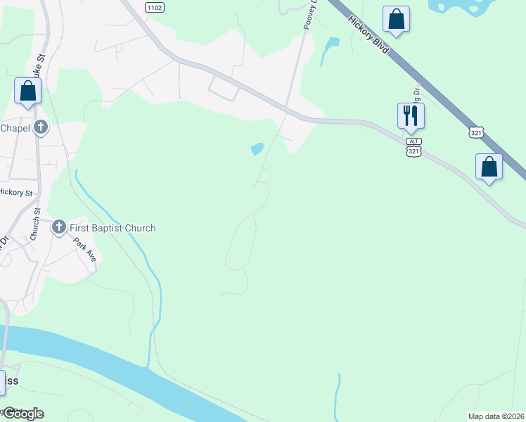 map of restaurants, bars, coffee shops, grocery stores, and more near 206 Taylor Circle in Granite Falls