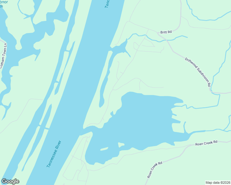 map of restaurants, bars, coffee shops, grocery stores, and more near 615 Driftwood Drive in Lobelville