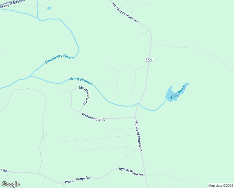 map of restaurants, bars, coffee shops, grocery stores, and more near 175 Rolling Woods Court in Pittsboro
