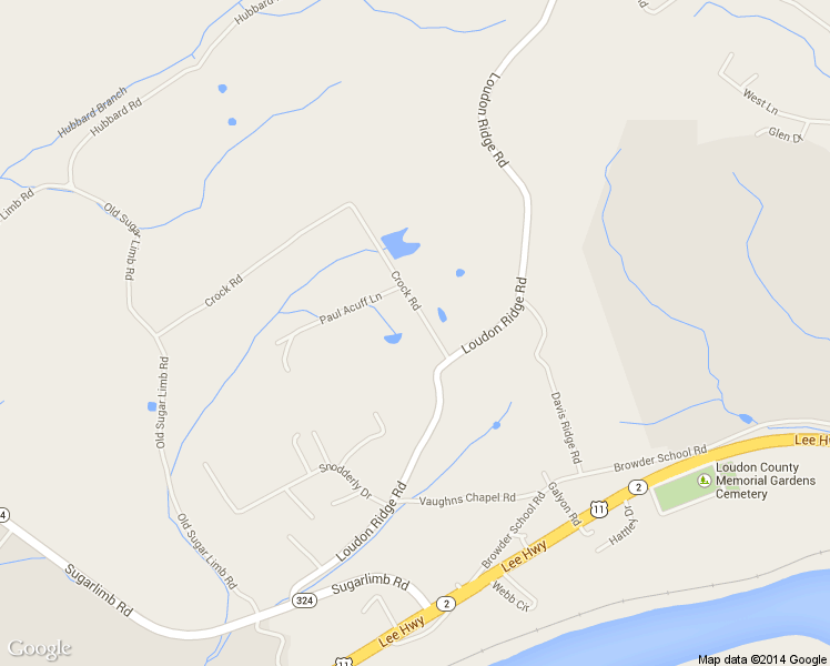 map of restaurants, bars, coffee shops, grocery stores, and more near 355 Crock Road in Loudon