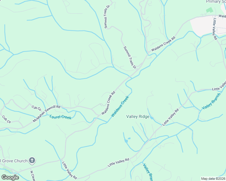 map of restaurants, bars, coffee shops, grocery stores, and more near 2150 Waldens Creek Road in Sevierville