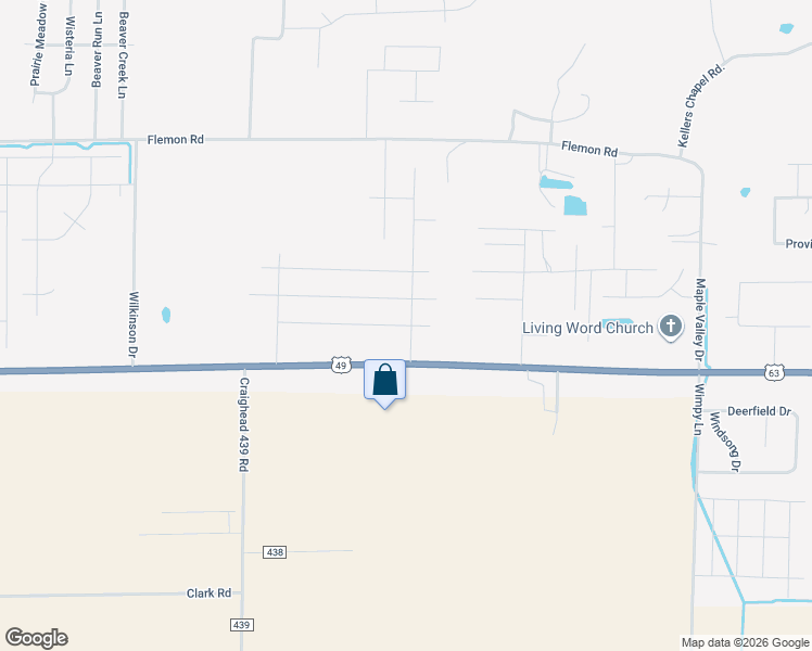 map of restaurants, bars, coffee shops, grocery stores, and more near 6216 Alan Drive in Jonesboro