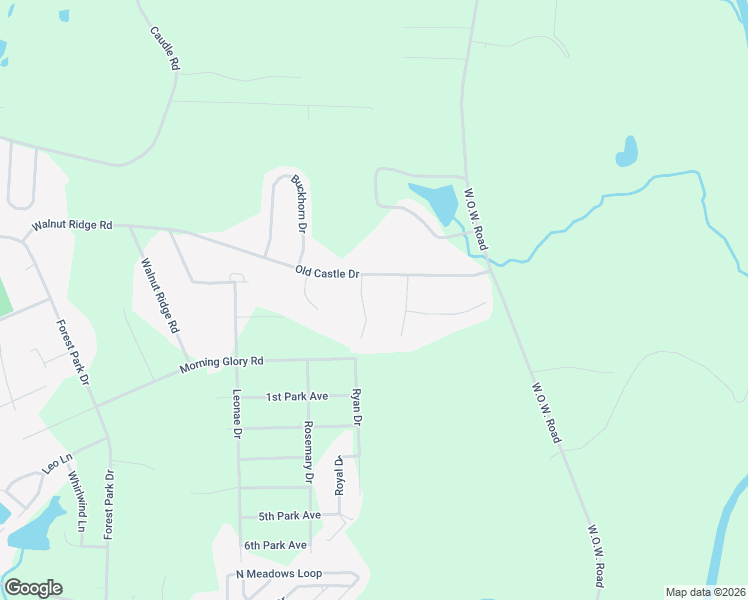 map of restaurants, bars, coffee shops, grocery stores, and more near 2582 Peppertree Ridge Road in Randleman
