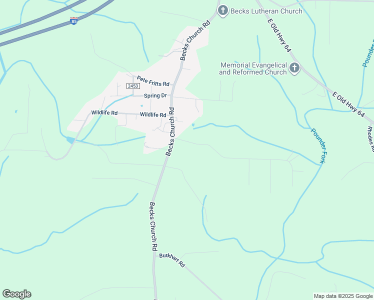 map of restaurants, bars, coffee shops, grocery stores, and more near 1131 Becks Church Road in Lexington