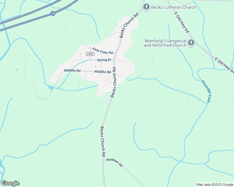 map of restaurants, bars, coffee shops, grocery stores, and more near 1131 Becks Church Road in Lexington