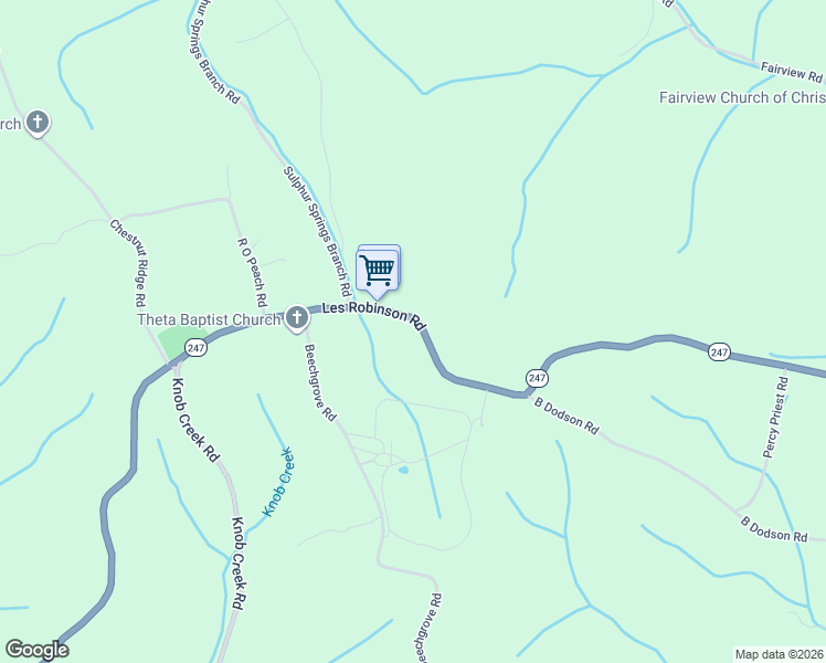 map of restaurants, bars, coffee shops, grocery stores, and more near 2260 Les Robinson Road in Columbia