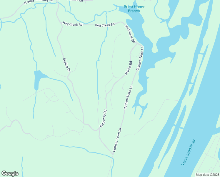 map of restaurants, bars, coffee shops, grocery stores, and more near 2554 Ridgeway Drive in Sugar Tree