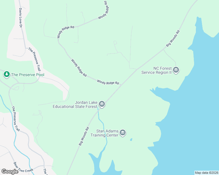 map of restaurants, bars, coffee shops, grocery stores, and more near 125 Windy Ridge Road in Chapel Hill