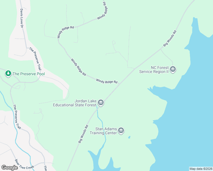 map of restaurants, bars, coffee shops, grocery stores, and more near 125 Windy Ridge Road in Chapel Hill