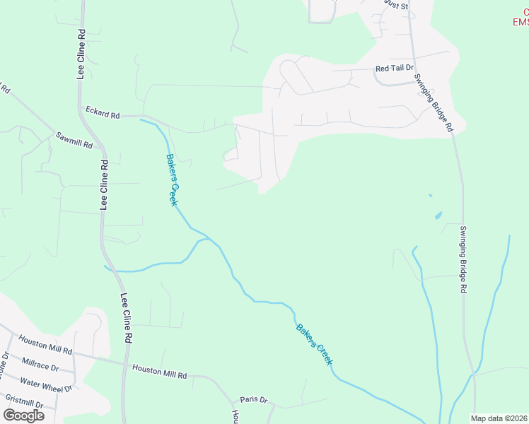 map of restaurants, bars, coffee shops, grocery stores, and more near 5342 Bj Drive in Conover