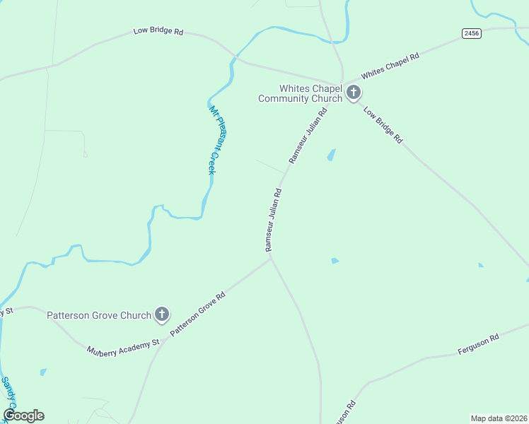 map of restaurants, bars, coffee shops, grocery stores, and more near 1681 Ramseur Julian Road in Liberty