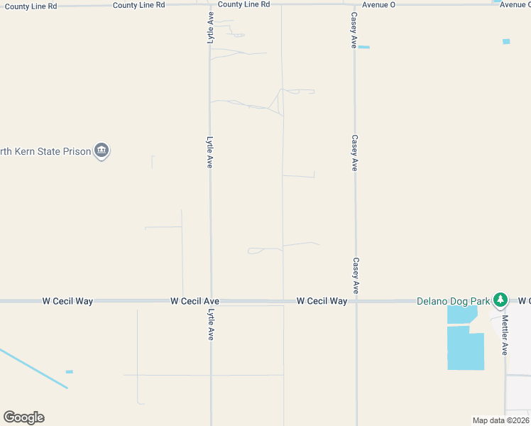 map of restaurants, bars, coffee shops, grocery stores, and more near 29970 West Cecil Avenue in Delano