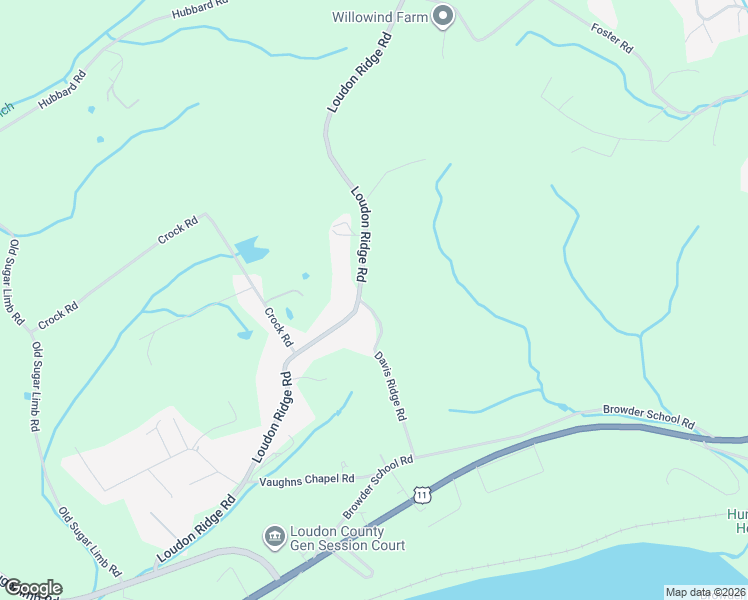 map of restaurants, bars, coffee shops, grocery stores, and more near 4497 Loudon Ridge Road in Loudon