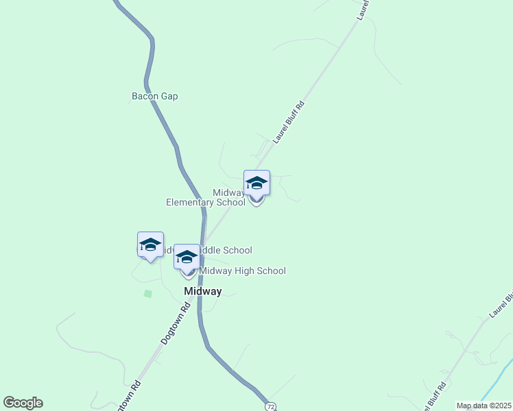 map of restaurants, bars, coffee shops, grocery stores, and more near 130 Laurel Bluff Road in Kingston