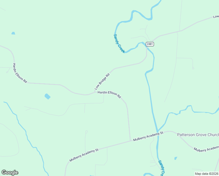 map of restaurants, bars, coffee shops, grocery stores, and more near 4377 Hardin Ellison Road in Franklinville