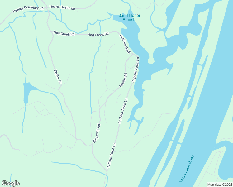map of restaurants, bars, coffee shops, grocery stores, and more near 2700 Ridgeway Drive in Sugar Tree