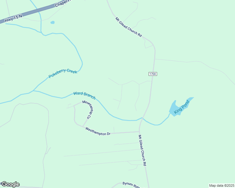 map of restaurants, bars, coffee shops, grocery stores, and more near 70 Rolling Woods Court in Pittsboro