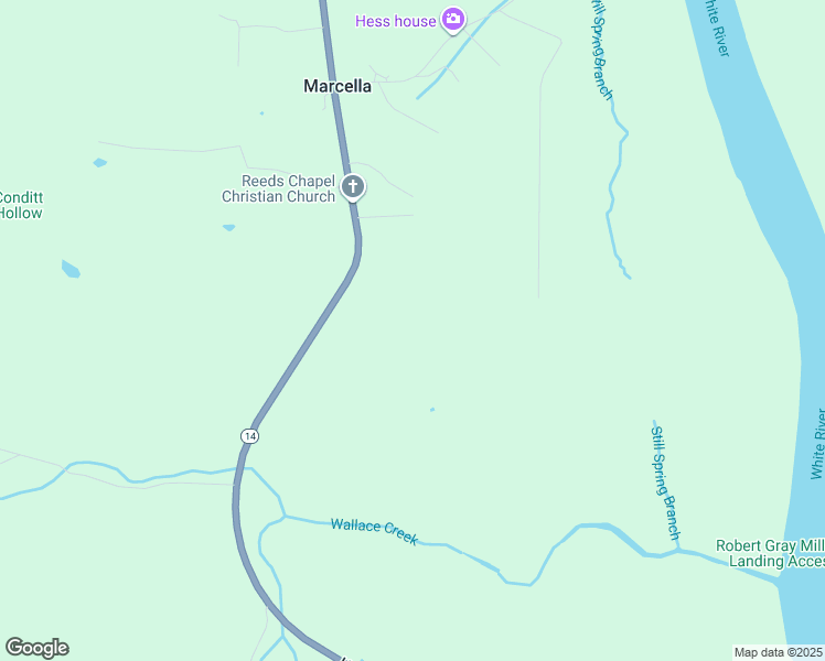 map of restaurants, bars, coffee shops, grocery stores, and more near in Marcella