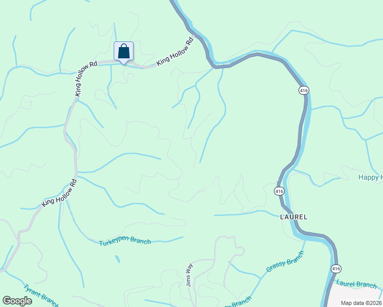 map of restaurants, bars, coffee shops, grocery stores, and more near 4310 Locke Ridge Way in Pittman Center