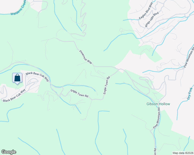 map of restaurants, bars, coffee shops, grocery stores, and more near 920 Falcon View Way in Sevierville