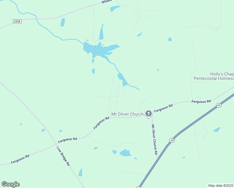 map of restaurants, bars, coffee shops, grocery stores, and more near 7365 Ferguson Road in Liberty