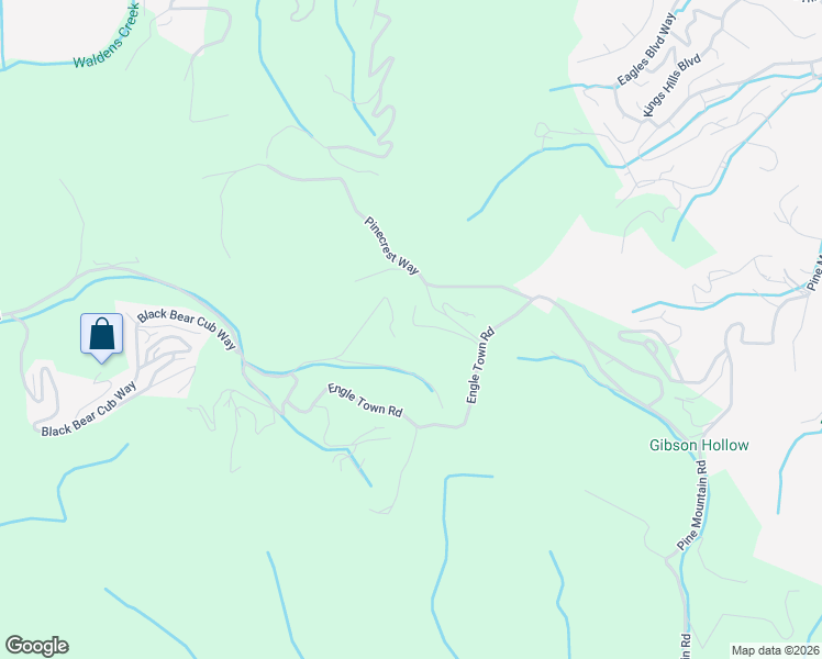 map of restaurants, bars, coffee shops, grocery stores, and more near 936 Falcon View Way in Sevierville